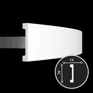 Плинтус напольный гибкий 1.51.363F, Европласт Плинтус напольный гибкий 1.51.363F, Европласт