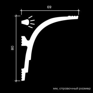 Карниз 6.50.414